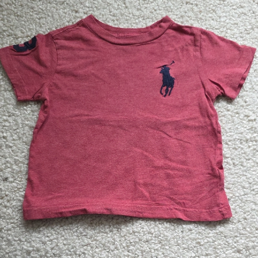 Polo by Ralph Lauren Kids Heather Red Tee